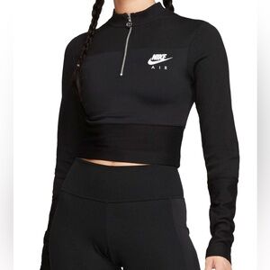 Nike zip up workout top